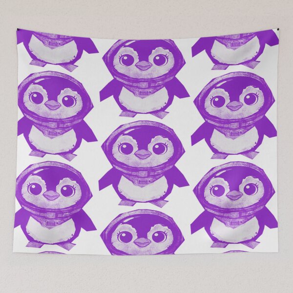 Item preview, Cute Space Penguin Astronaut designed and sold by kinpirks.