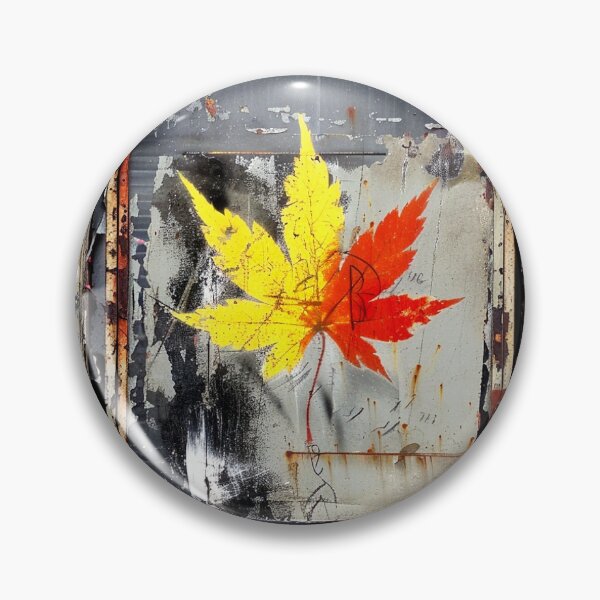 Item preview, Maple leaf rusty surface designed and sold by G-M-Designs.