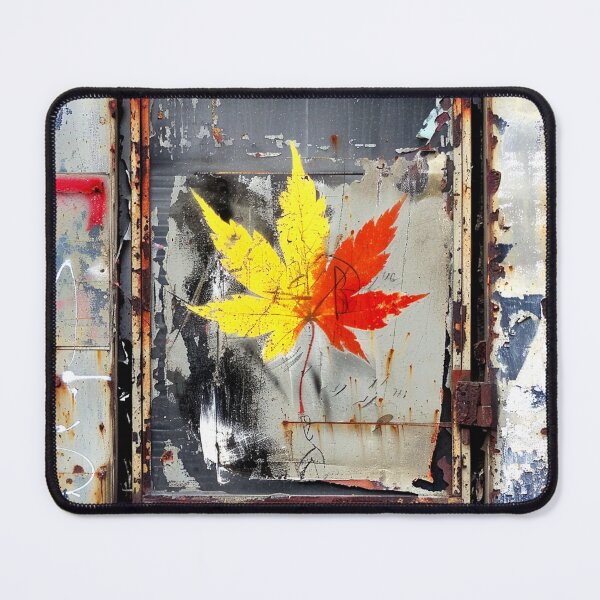 Item preview, Maple leaf rusty surface designed and sold by G-M-Designs.
