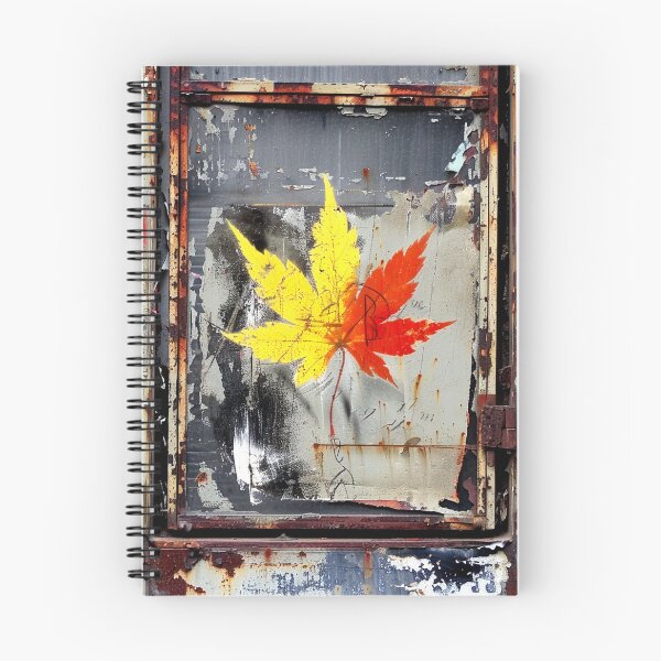 Item preview, Maple leaf rusty surface designed and sold by G-M-Designs.