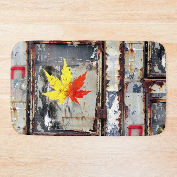 Item preview, Maple leaf rusty surface designed and sold by G-M-Designs.