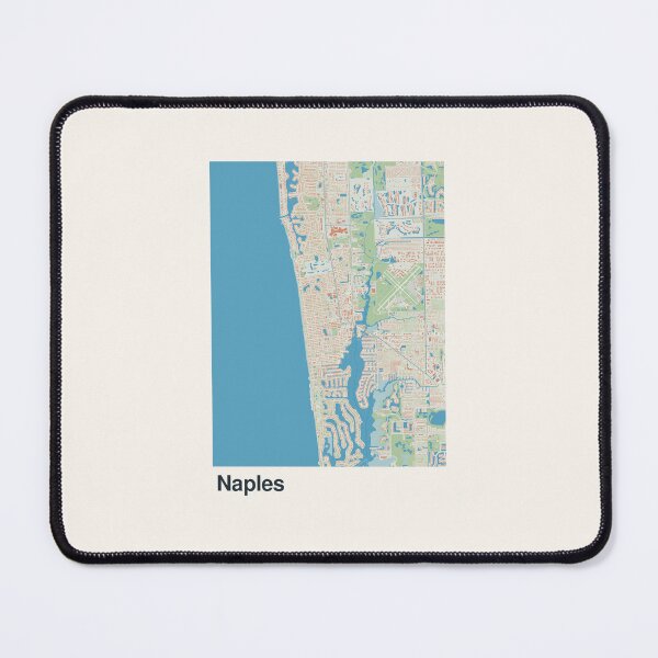Item preview, Naples Minimalistic Map Art designed and sold by MapsNerd.