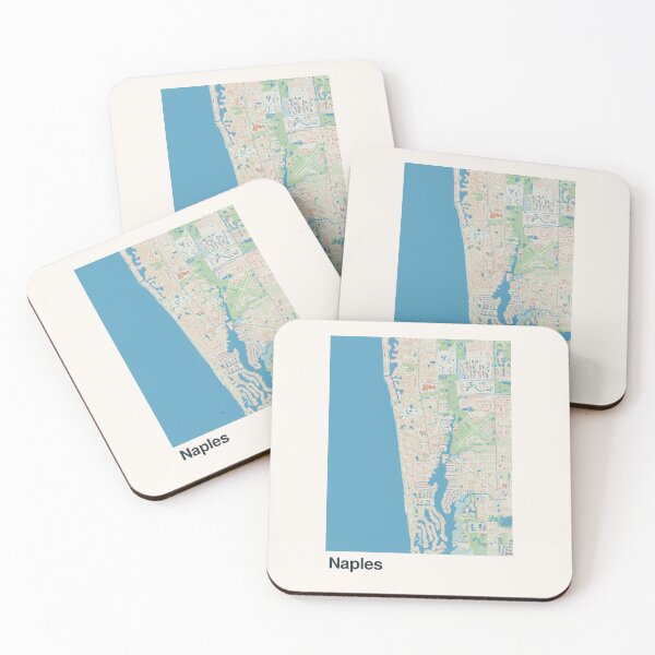 Item preview, Naples Minimalistic Map Art designed and sold by MapsNerd.
