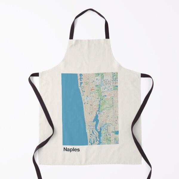 Item preview, Naples Minimalistic Map Art designed and sold by MapsNerd.