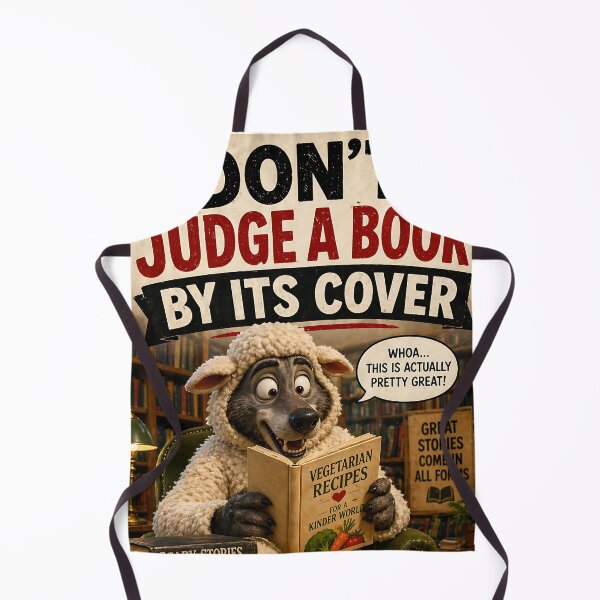 Item preview, DON'T JUDGE A BOOK BY ITS COVER designed and sold by Smoothseer.