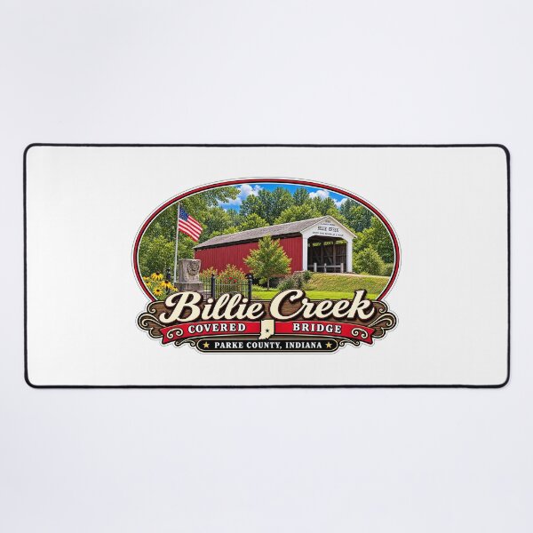 Item preview, Billie Creek Covered Bridge - Americana Series designed and sold by gotucoveredart.