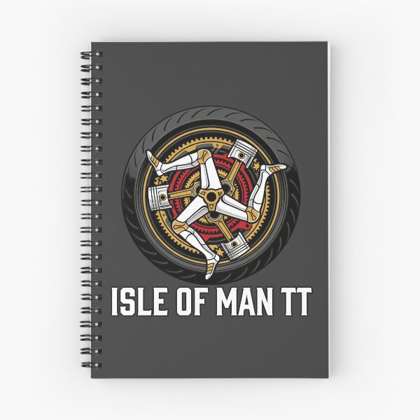 Item preview, Isle of Man TT Motorcycle Piston Triskelion Wheel Graphic designed and sold by KiwiRider.