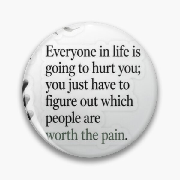 Item preview, Everyone In Life Is Going To Hurt You Hand Leaf Quote Sticker designed and sold by Scro-Ciob-Shop.