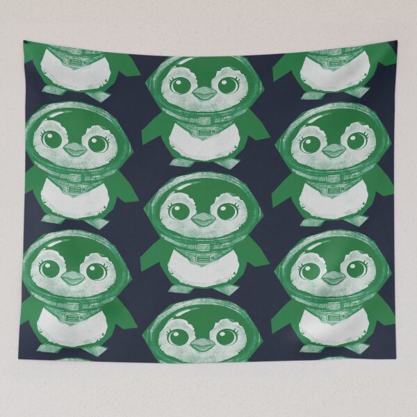 Item preview, Cute Space Penguin Astronaut designed and sold by kinpirks.