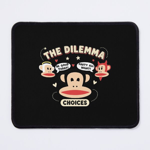 Item preview, Paul Frank Julius Monkey The Dilemma Angel Devil Choices Retro designed and sold by Dravienart.