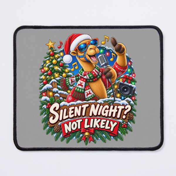 Item preview, Funny Christmas Camel – Silent Night? Not Likely Gift – Funny Camel T-Shirt Gift for Camel Lovers designed and sold by Camel & Quirk.