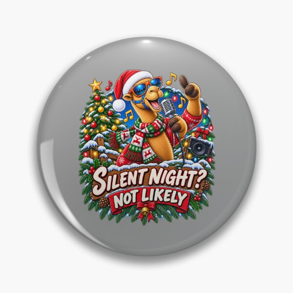 Item preview, Funny Christmas Camel – Silent Night? Not Likely Gift – Funny Camel T-Shirt Gift for Camel Lovers designed and sold by Camel & Quirk.