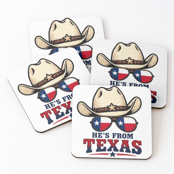 Item preview, He’s From Texas   designed and sold by clarkfraser.