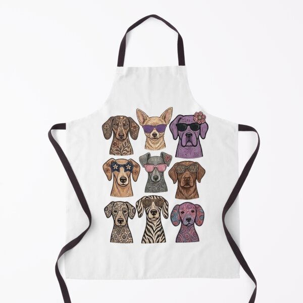 Item preview, Cute Dogs Sunglasses Colorful Puppy Funny Pet Lover Graphic designed and sold by DesignDenDo ⭐⭐⭐⭐⭐.