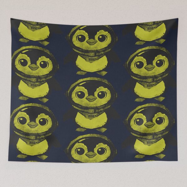 Item preview, Cute Space Penguin Astronaut designed and sold by kinpirks.