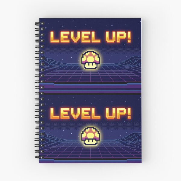 Item preview, Level Up Mushroom 8 Bit Art Design designed and sold by ART ATTACK ZONE.
