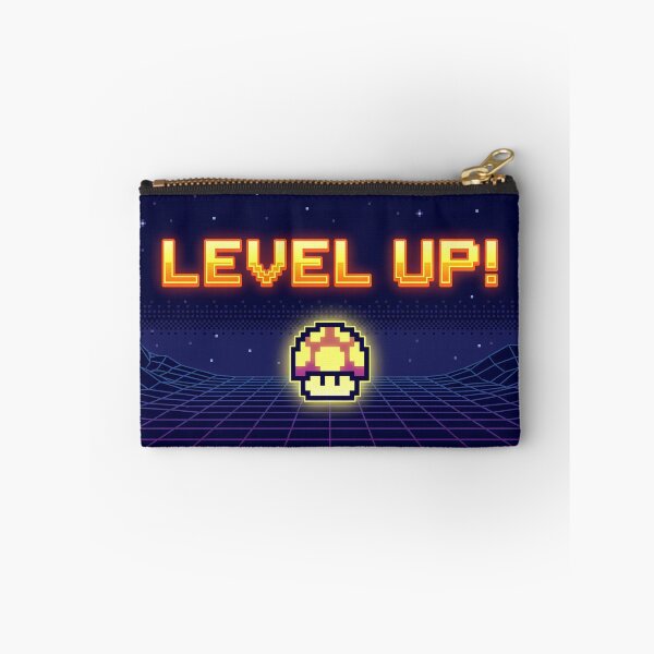 Item preview, Level Up Mushroom 8 Bit Art Design designed and sold by ART ATTACK ZONE.
