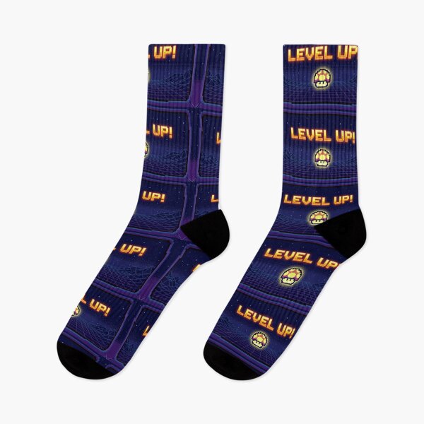 Item preview, Level Up Mushroom 8 Bit Art Design designed and sold by ART ATTACK ZONE.