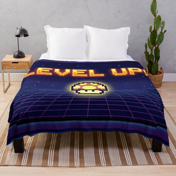 Item preview, Level Up Mushroom 8 Bit Art Design designed and sold by ART ATTACK ZONE.