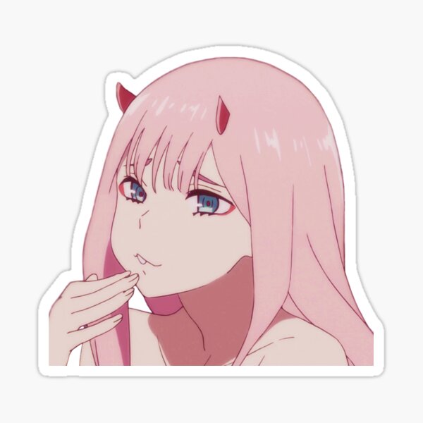 Zero Two 002 Anime Girl Sticker Decals & Skins Electronics ...