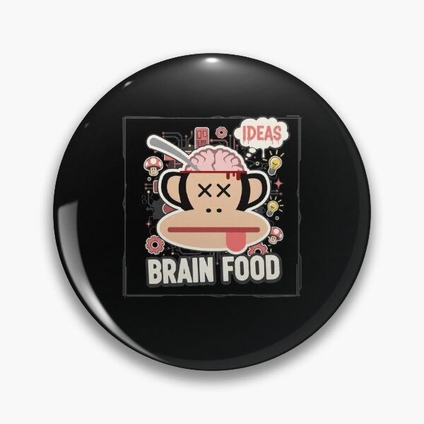 Item preview, Paul Frank Brain Food Julius Monkey Zombie Ideas Streetwear designed and sold by Dravienart.