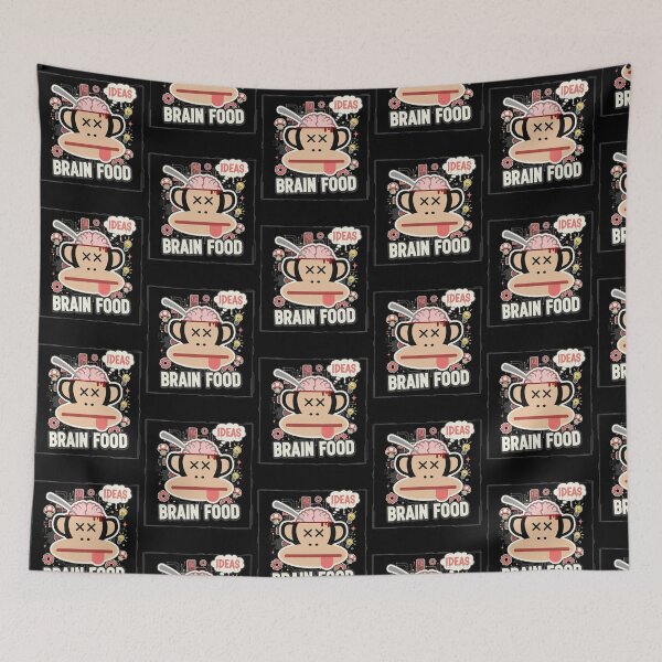 Item preview, Paul Frank Brain Food Julius Monkey Zombie Ideas Streetwear designed and sold by Dravienart.