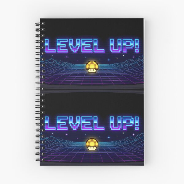 Item preview, Neon Level Up Mushroom 8 Bit Art Design designed and sold by ART ATTACK ZONE.