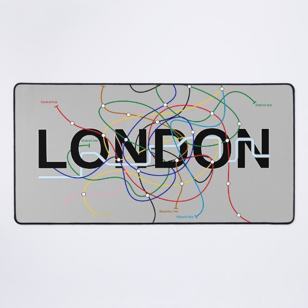 Item preview, London UK underground subway map designed and sold by oliver polanski.