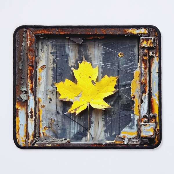 Item preview, Maple leaf rusty surface designed and sold by G-M-Designs.