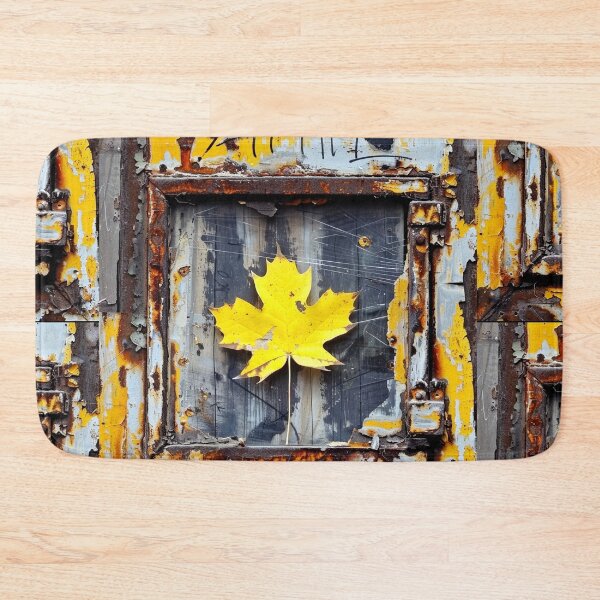 Item preview, Maple leaf rusty surface designed and sold by G-M-Designs.