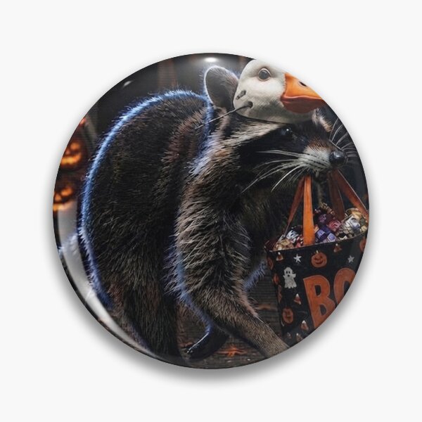 Item preview, Spooky Goose on the Loose – Funny Raccoon Halloween Costume designed and sold by mnkyride.