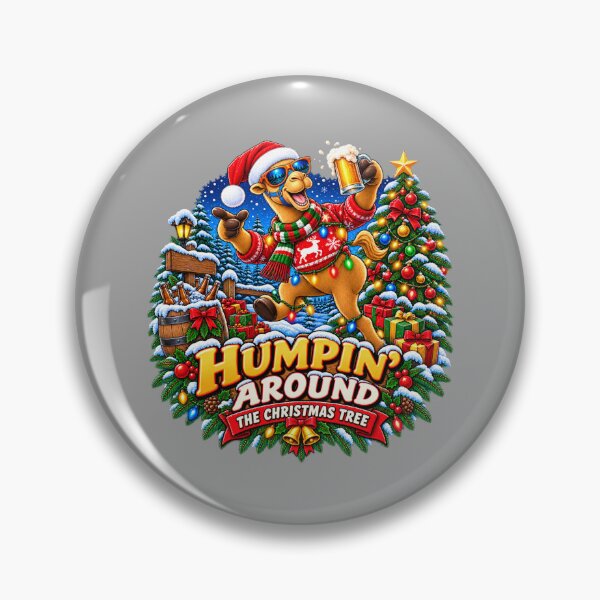 Item preview, Funny Christmas Camel – Humpin' Around the Christmas Tree Gift – Funny Camel T-Shirt Gift for Camel Lovers designed and sold by Camel & Quirk.