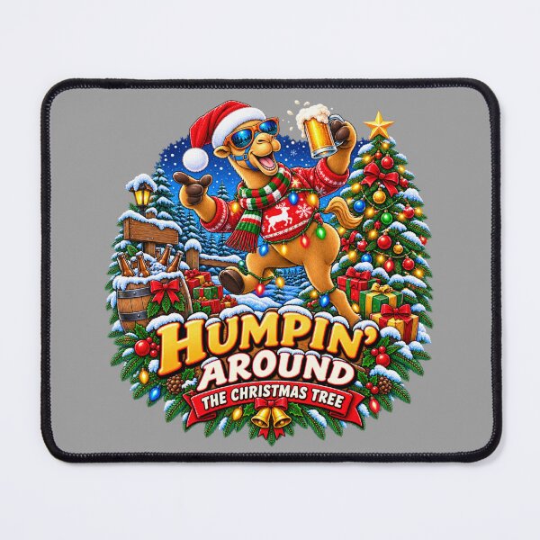 Item preview, Funny Christmas Camel – Humpin' Around the Christmas Tree Gift – Funny Camel T-Shirt Gift for Camel Lovers designed and sold by Camel & Quirk.