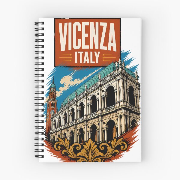 Artikelvorschau, Vicenza, Italien – Vintage-Reisen und Tourismus entworfen und verkauft von TravelersGems.