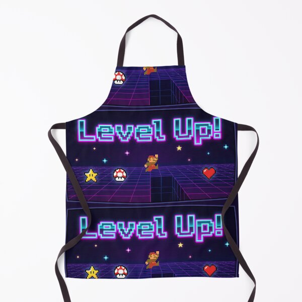 Item preview, Mario Level Up Mushroom 8 Bit Art Design designed and sold by ART ATTACK ZONE.