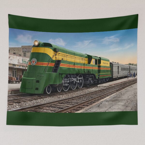 Item preview, Seaboard Air Line Railway's Streamlined 4-6-2 at the Station designed and sold by Trains-and-Rail.