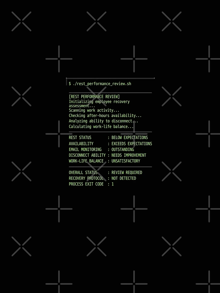 Thumbnail 5 of 5, A-Line Dress, Programmer Rest Performance Review Coding Humor designed and sold by SplashTastic.