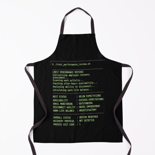 Item preview, Programmer Rest Performance Review Coding Humor designed and sold by SplashTastic.