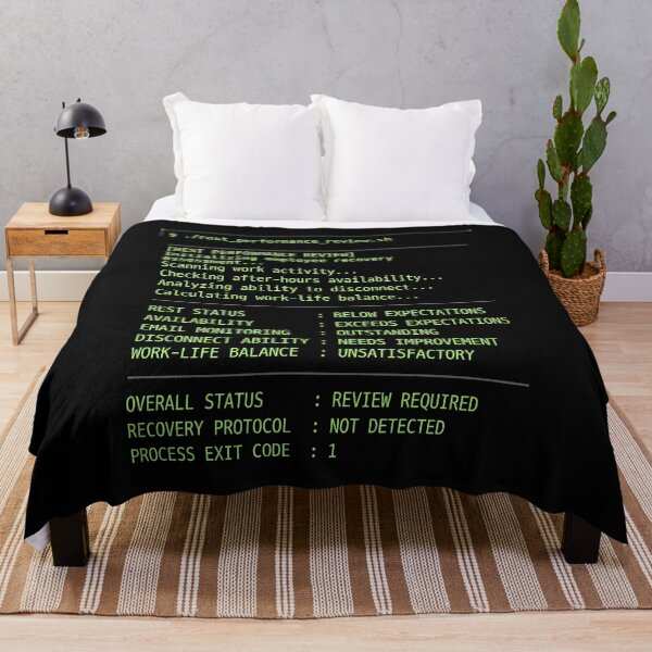 Item preview, Programmer Rest Performance Review Coding Humor designed and sold by SplashTastic.