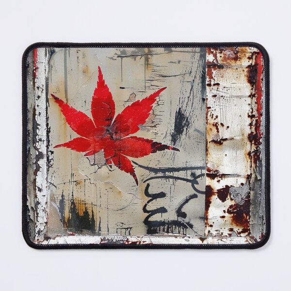 Item preview, Maple leaf rusty surface designed and sold by G-M-Designs.