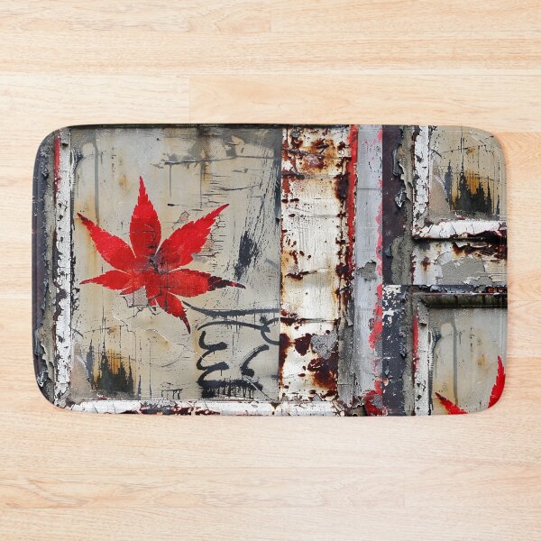 Item preview, Maple leaf rusty surface designed and sold by G-M-Designs.