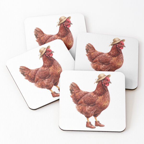 Item preview, Chicken Straw Hat designed and sold by Roy & Tiffany.
