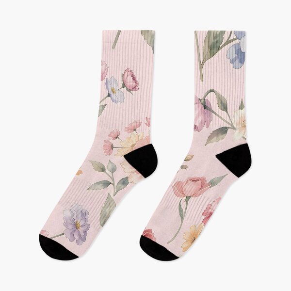 Item preview, Vintage Watercolor Floral Pattern Shabby Chic Romantic Blooms designed and sold by ZanyPaintbrush.