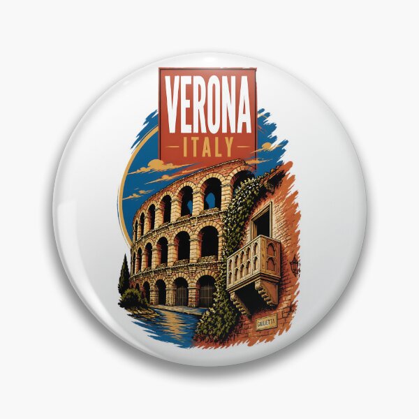 Item preview, Verona Italy Vintage Travel Tourism designed and sold by TravelersGems.