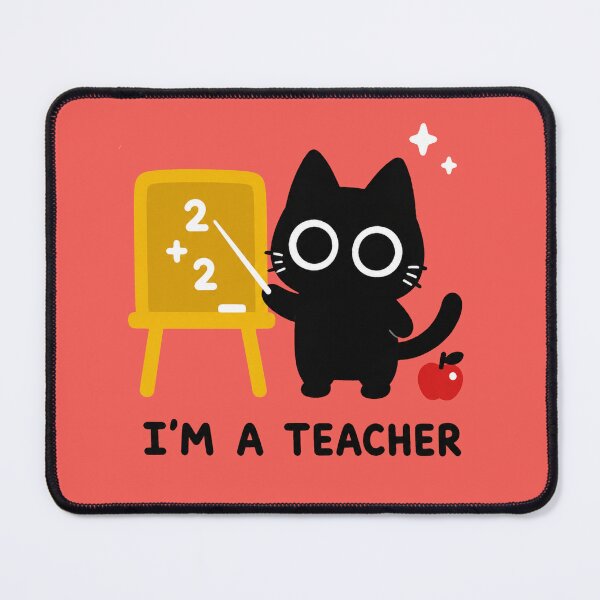 Item preview, Funny Black Cat Teacher Im A Teacher designed and sold by SayMaria.