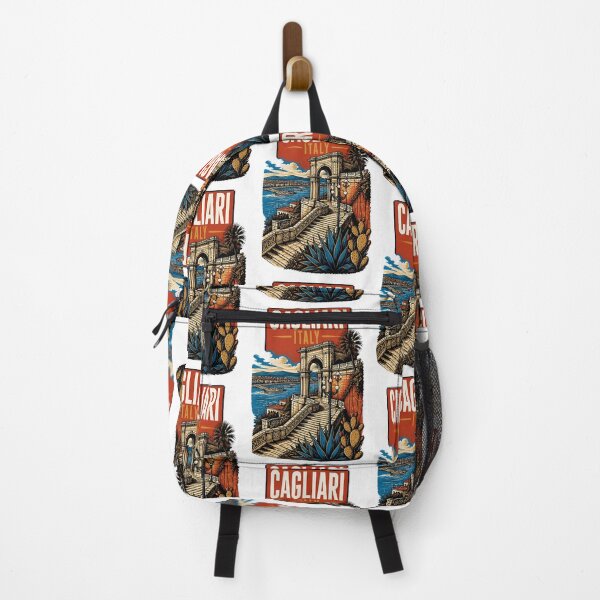 Item preview, Cagliari Italy Vintage Travel Tourism designed and sold by TravelersGems.