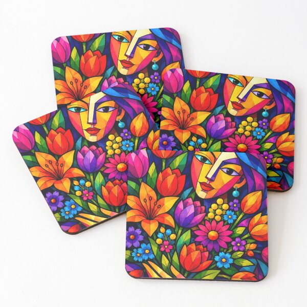 Item preview, Woman with Flowers designed and sold by NeuroArtGallery.