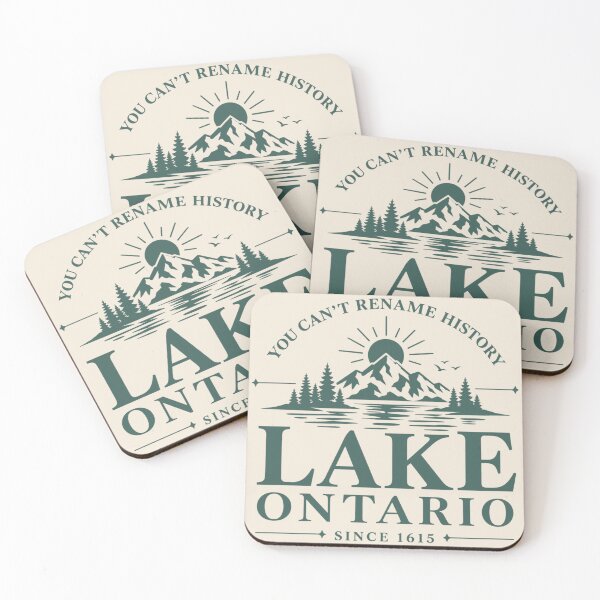 Item preview, Lake Ontario You Can’t Rename History, Anti-Trump Political Satire Great Lakes Design designed and sold by Cchotlan.