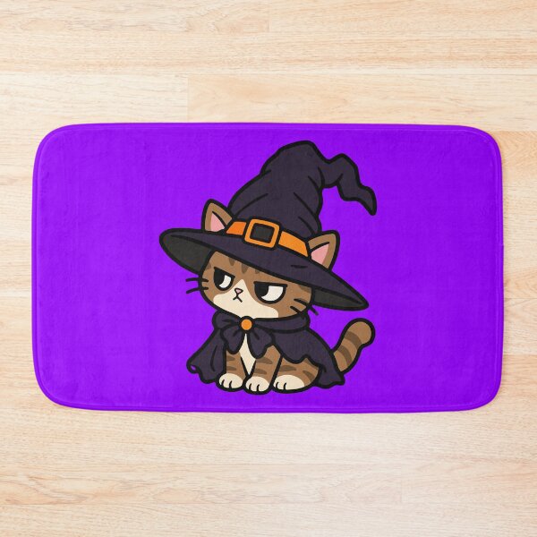 Item preview, Cute Witch Cat Halloween Spooky Black Cat designed and sold by MewMade.