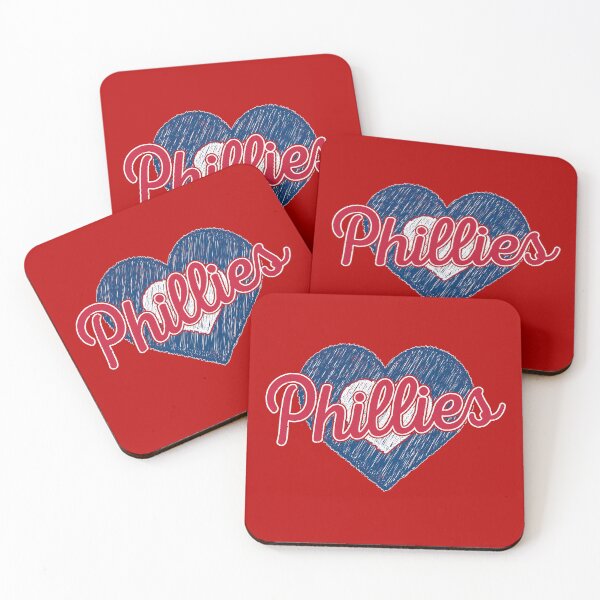 Item preview, Vintage Phillies Hearts Distressed Sports Fan Team Spirit designed and sold by RockTheFeal.
